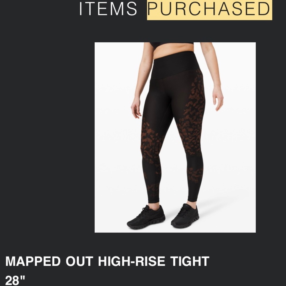 NWOT LULULEMON HIGH RISE 28”